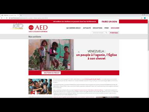 Le site web de l’AED