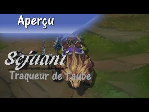 Aperçu - Skin Sejuani traqueuse de l'aube  - League of legends [FR]