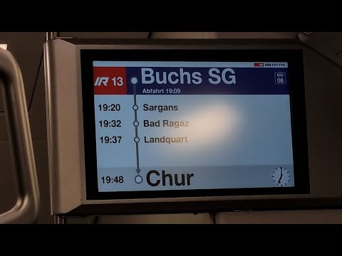 Ansage Begüssung IR13 Buchs SG - Chur | SBB Ansage