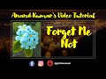 Forget Me Not Flower in Sugar by Anand Kumar