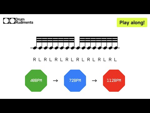 Single Stroke Roll | Learn the 40 Essential Drum Rudiments