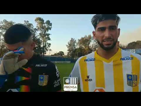 A. Gil y N. Barreyro . Argentino (Ros) 0 - 0 Central Ballester . 9/7/2022 - Prensa Central Ballester