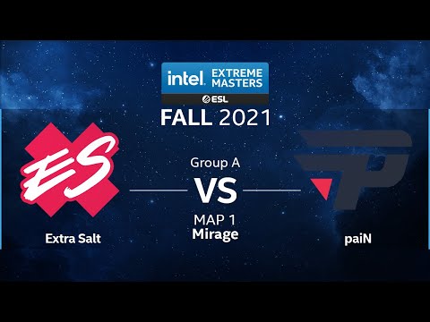 CS:GO - Extra Salt vs. paiN [Mirage] Map 1 - IEM Fall 2021 - Group A - NA