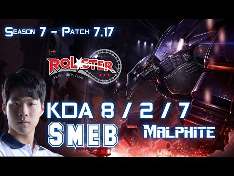 KT Smeb MALPHITE vs JAYCE Top - Patch 7.17 KR Ranked