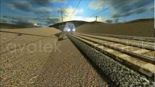 preview picture of video 'Yüksek Hızlı Tren Avatek 3D'