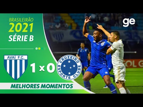 Gols e lances de Avaí x Cruzeiro