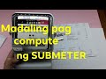 Paano Mag COMPUTE ng SUBMETER | Local Electrician | Philippines