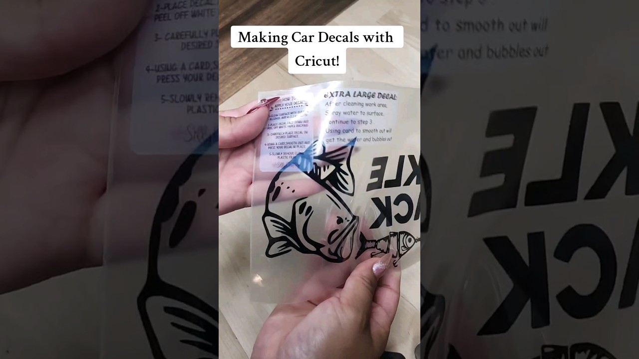 Making Car Decals with Cricut! #cardecal #permanentvinyl #customorder #carstickers #smallbusiness