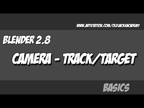 Blender 2.8 : Camera target