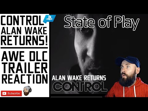 CONTROL AWE Trailer Reaction // ALAN WAKE RETURNS // Control AWE DLC Trailer!