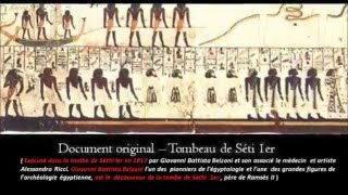 Cheikh Anta Diop et les anciens égyptiens: Mirage et désillusion dans le tombeau de Séthi 1er.