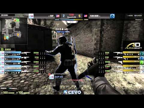 3sUP vs Team Liquid Game 2 (CEVO-P CS:GO Season 8) - AwesomeSauce & Sabo
