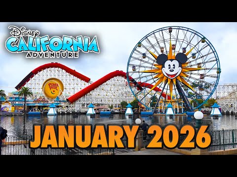 Disney California Adventure - January 2026 Walkthrough [4K60 POV]