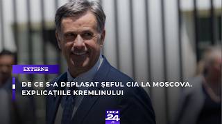 Kremlinul spune de ce s-a deplasat șeful CIA la Moscova