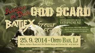 Kadilnica Of Death: God Scard, BattleX, Street Creeps - 25. 9. 2014 @ Orto Bar, Ljubljana (Promo)