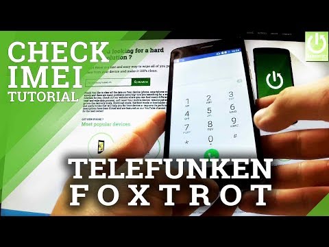 How to Check IMEI in TELEFUNKEN Foxtrot - Read TELEFUNKEN IMEI