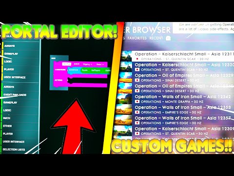 Battlefield 2042 Portal Editor FIRST LOOK!😲 (Battlefield 2042 Portal Editor & Custom Game Browser)
