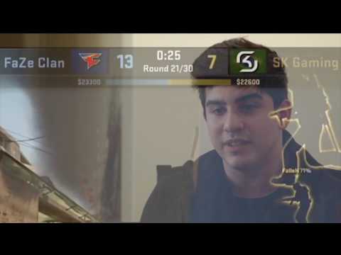 Incredible comeback 2017 CS:GO, SK vs Faze