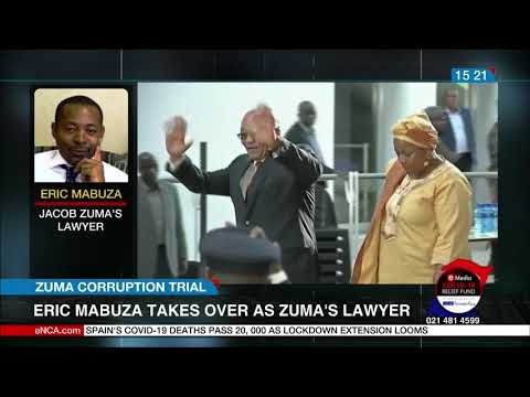 Eric Mabuza takes over as Zuma's lawyer