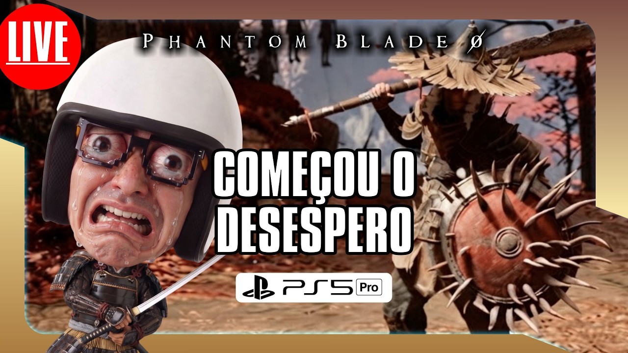 🎮🚨 AO VIVO - COMEÇOU O DESESPERO NO PHANTOM BLADE  ZERO no PS5 Pro-PARTE2  #phantombladezerogameplay
