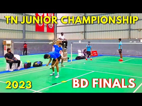 U-19 BOY'S DOUBLES FINALS 🏆 | TAMILNADU STATE JUNIOR BADMINTON CHAMPIONSHIP 2023 - CHENNAI