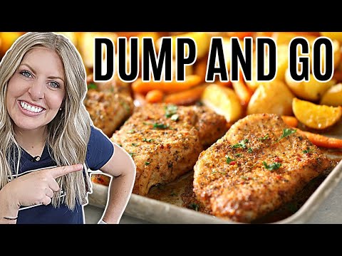 DELICIOUS Dump and Go Sheet Pan Recipes - You Get a Main Dish and a Side!