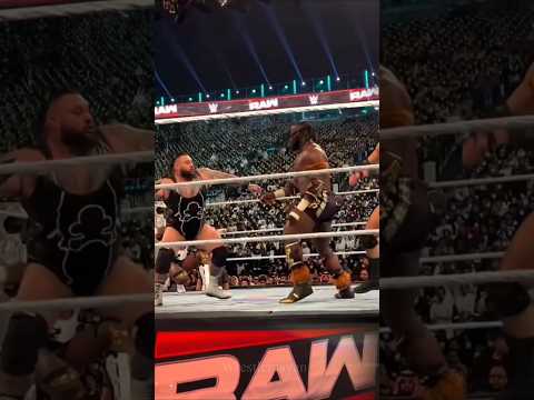 Vision Attack Oba Femi on Monday Night Raw Today #shortsfeed