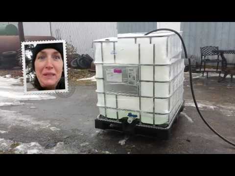 Maple sap tank | IBC tote for food grade uses