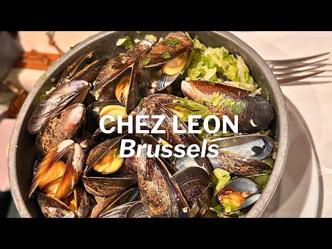 🍽️ Chez Léon Brussels: A Must-Try for Belgian Mussels & Fries! 🇧🇪🦪🍟