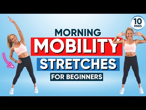 Morning mobility stretches for beginners 💪🏋️‍♀️  - 10 minutes kickstart your day