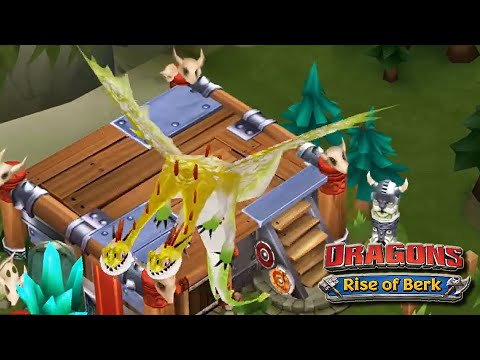 Unique Two headed Dragon Hideous Zippleback Sparkle & Spark | Dragons: Rise Of Berk