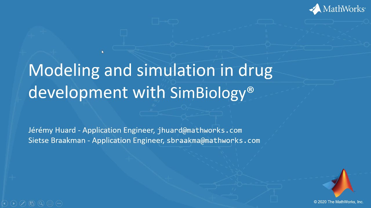 Modeling and Simulation in Drug Development with SimBiology