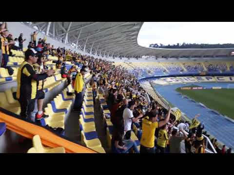 "Furia Guerrera - Fernández Vial vs Deportes Melipilla. Segunda División 2018" Barra: Furia Guerrera • Club: Fernández Vial