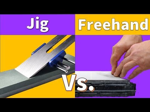 Sharpening Hand Tools - Freehand vs Jig Methods