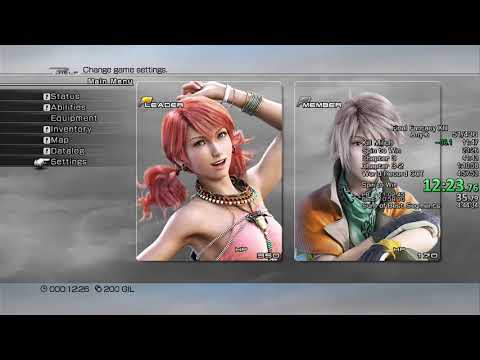 FFXIII any% PS3 4:55:26 [WR 8/13/2021]