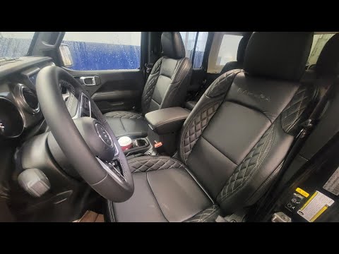 2022 Jeep Wrangler First MOD! KATZKIN CUSTOM LEATHER SEATS!