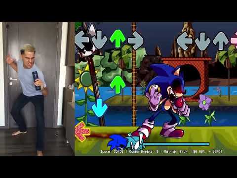 Friday Night Funkin' VS SONIC EXE ZERO VERSION  EXE + Red Rings FNF ModSonic In Real Life