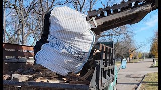 Tired of hand throwing firewood for deliveries?  Here is the answer to that problem