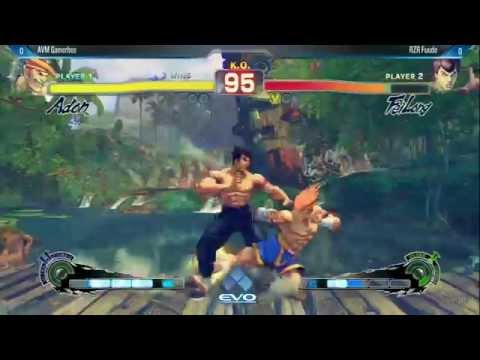 [EVO 2014 USFIV Top 32] AVM Gamerbee (Adon) vs RZR Fuudo (Fei Long)