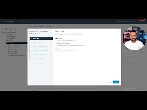Move from standard vSwitch to Distributed Switch on VMware vSphere 8