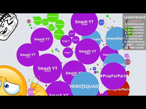 AGAR.IO WORLD RECORD 190.000 MASS // EXPERIMENT ON AN FFA SERVER // AGARIO GAMEPLAY - PRIVATE SERVER