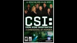 🎮Elgatostreamer1982  Let`s Play CSI: CRIME SCENE INVESTIGATION 3 DIMENSIONS OF MURDER CASE 6
