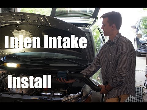 injen intake install on a scion tc