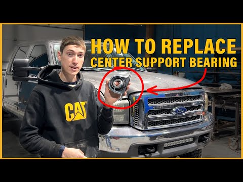How to replace the center support bearing (carrier bearing) on Ford SuperDuty F250, F350, F450, F550