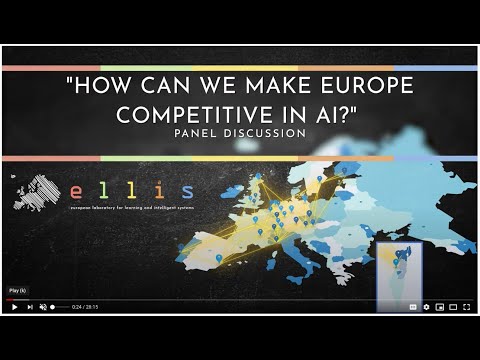 Official launch of ELLIS Units - Panel discussion „How can we make Europe competitive in AI?“