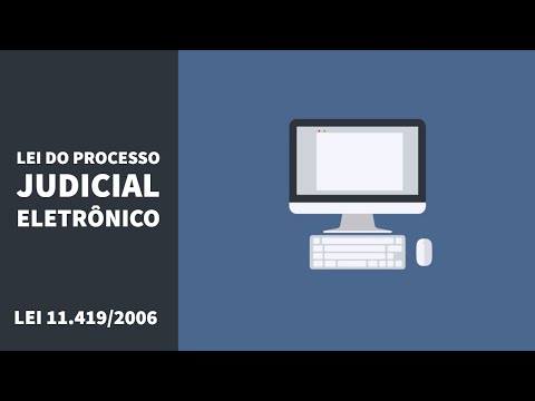 Lei 11.419/2006 - Lei do Processo Judicial Eletrônico (Art. 1º a 3º)