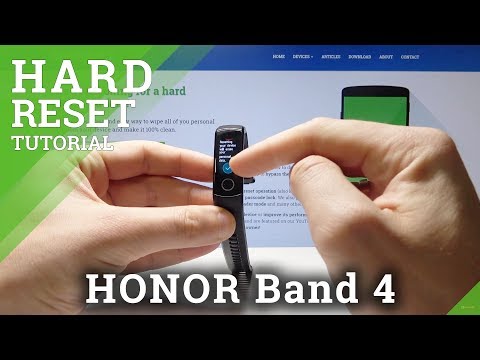 How to Hard Reset HONOR Band 4 - Reset Settings & Format