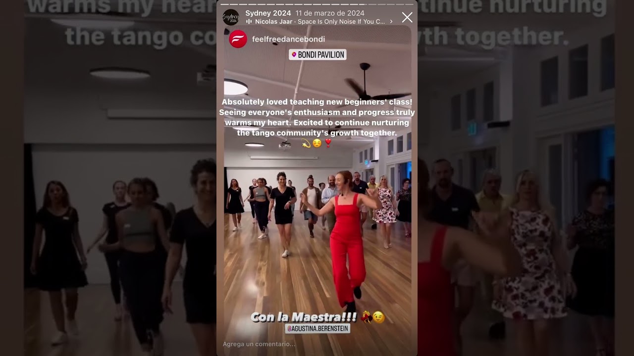 Video thumbnail for TANGUEDAD by Agustina Berenstein at Bondi, AUSTRALIA