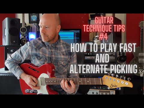 How To Play Fast and Alternate Picking.