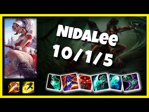 Nidalee vs Lillia KOREAN Challenger JUNGLE (10/1/5) Gameplay Replay - Patch 10.24